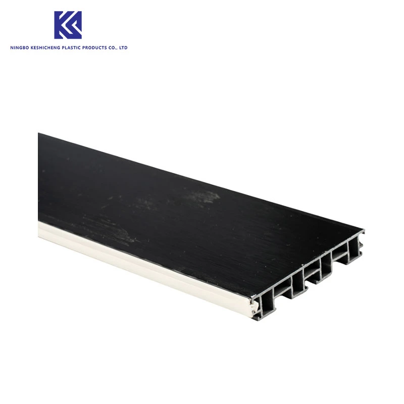 Black PVC Skirting Board (with waterproof strip) Black PVC Skirting Board (with waterproof strip)
