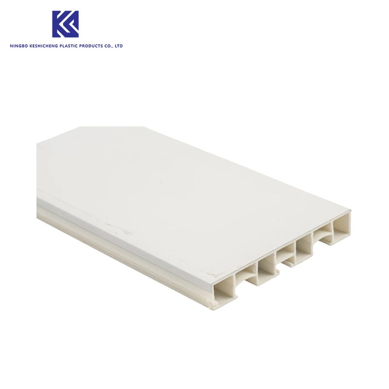 PVC White Integrated Baseboard